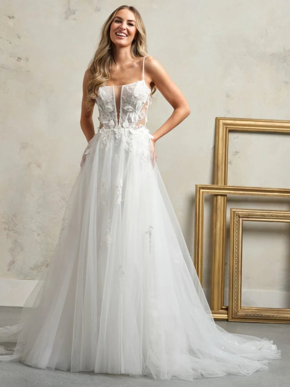 Romantic Wedding Dress "Sarah" by Rebecca Ingram